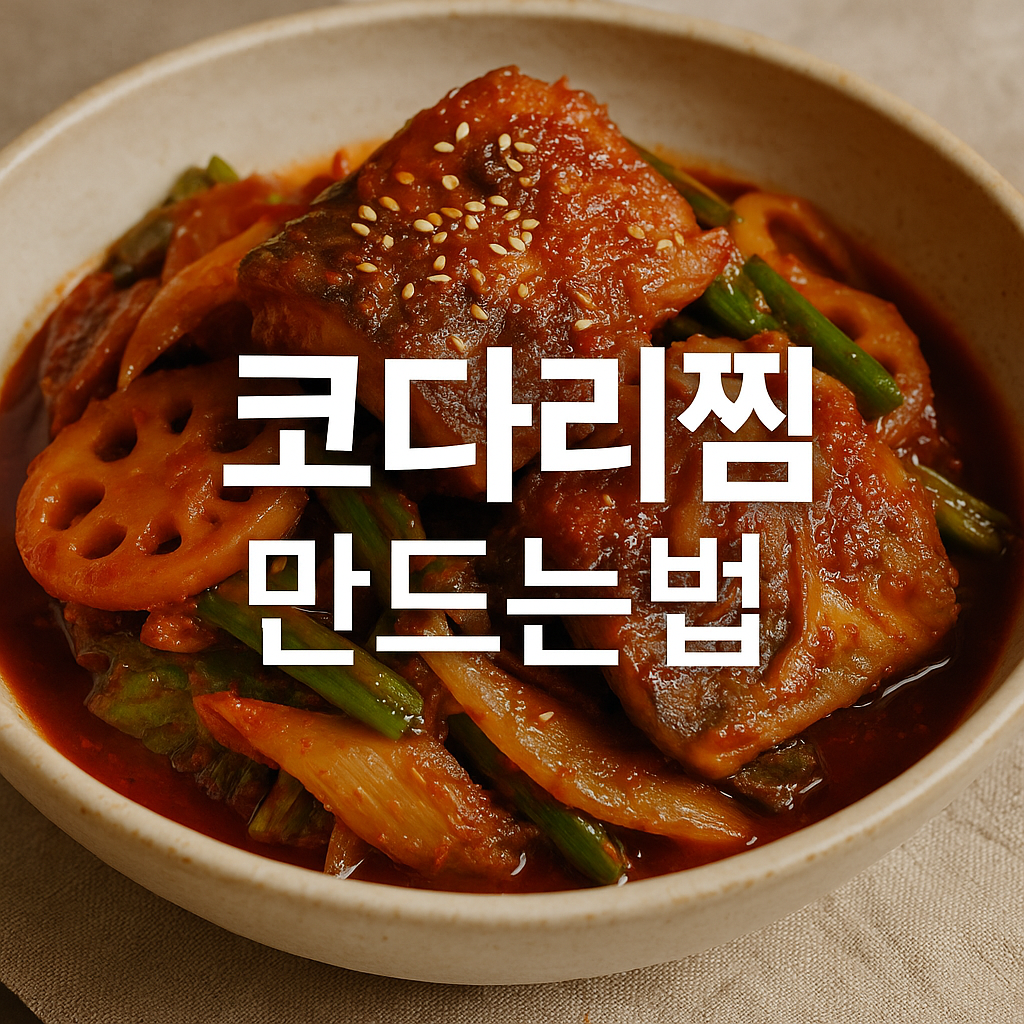 코다리찜 만드는법