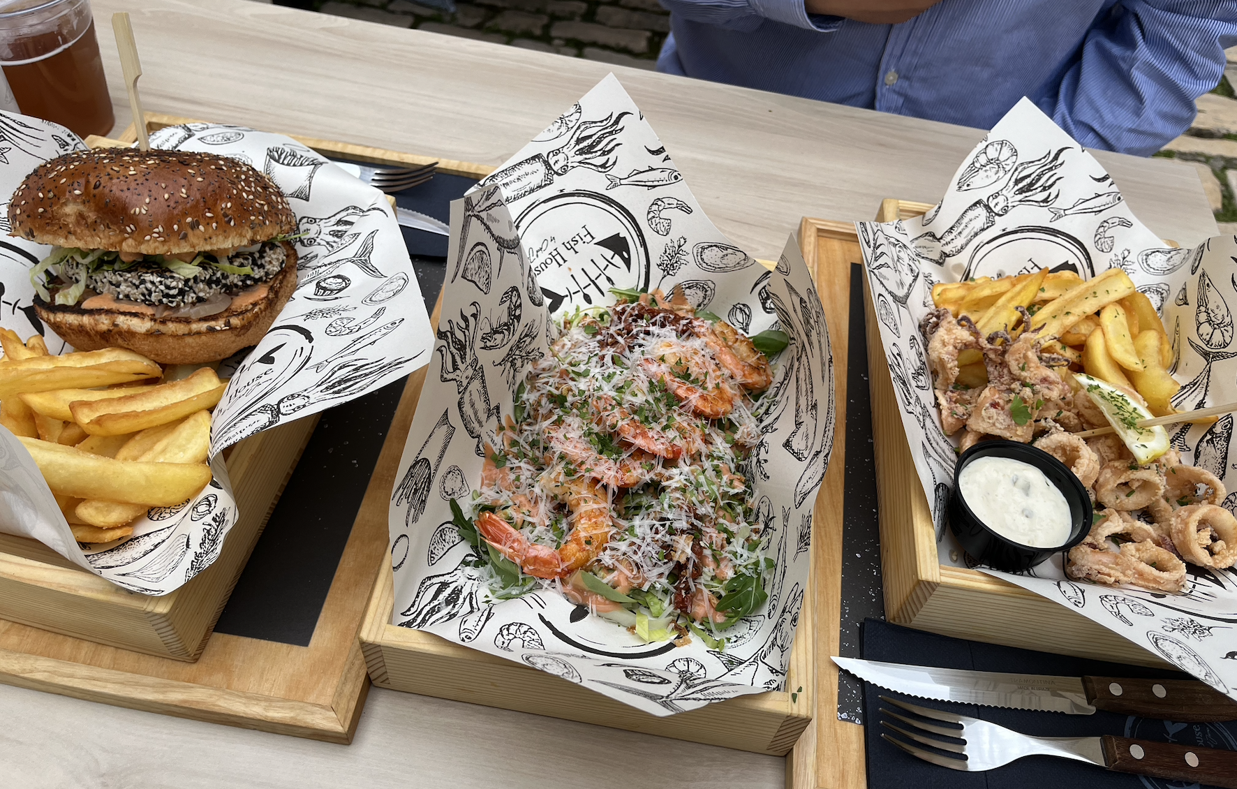 피시 하우스 주문 메뉴