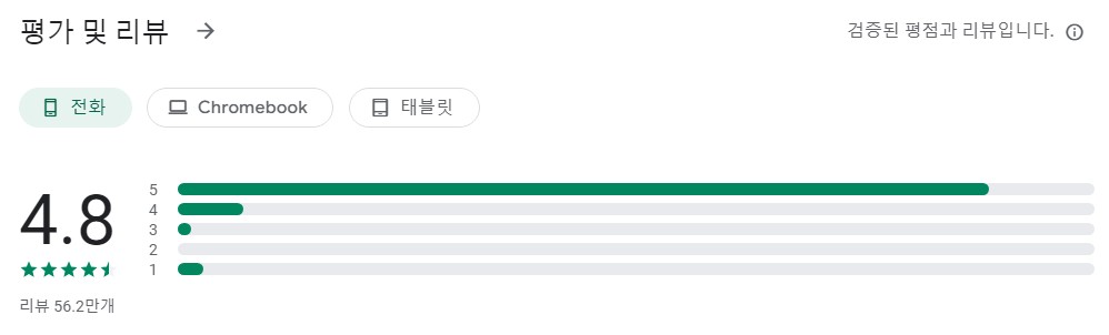 Bible App Lite앱 평가