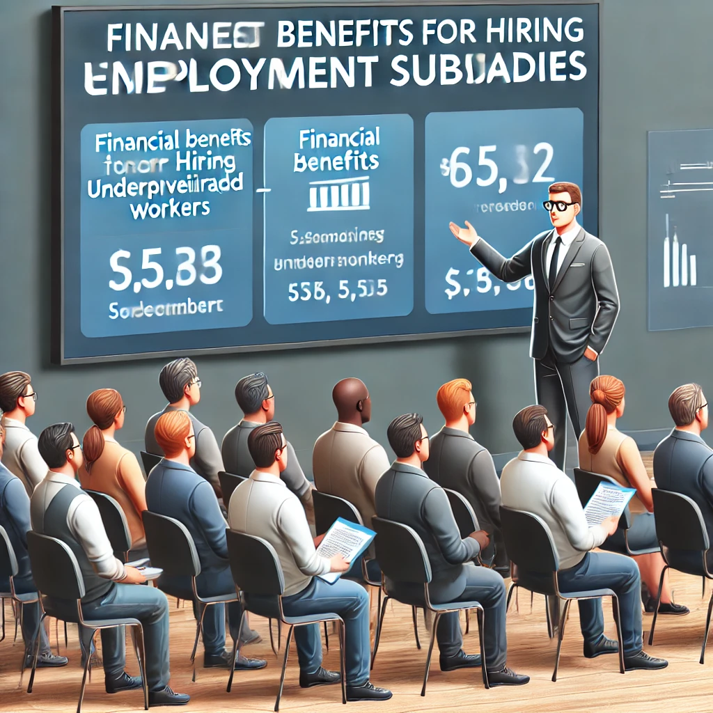 고용촉진장려금과 관련된 사진