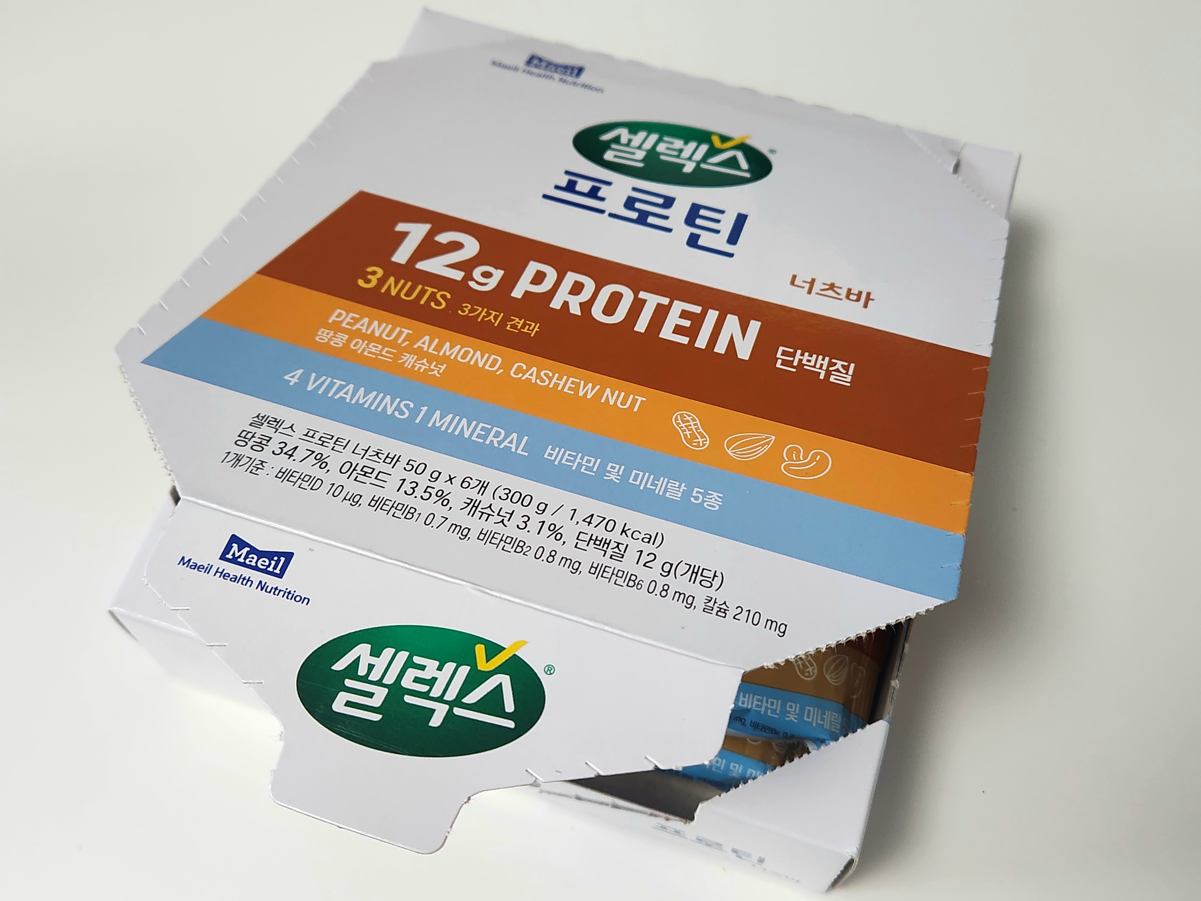 단백질 보충제 셀렉스 프로틴 너츠바