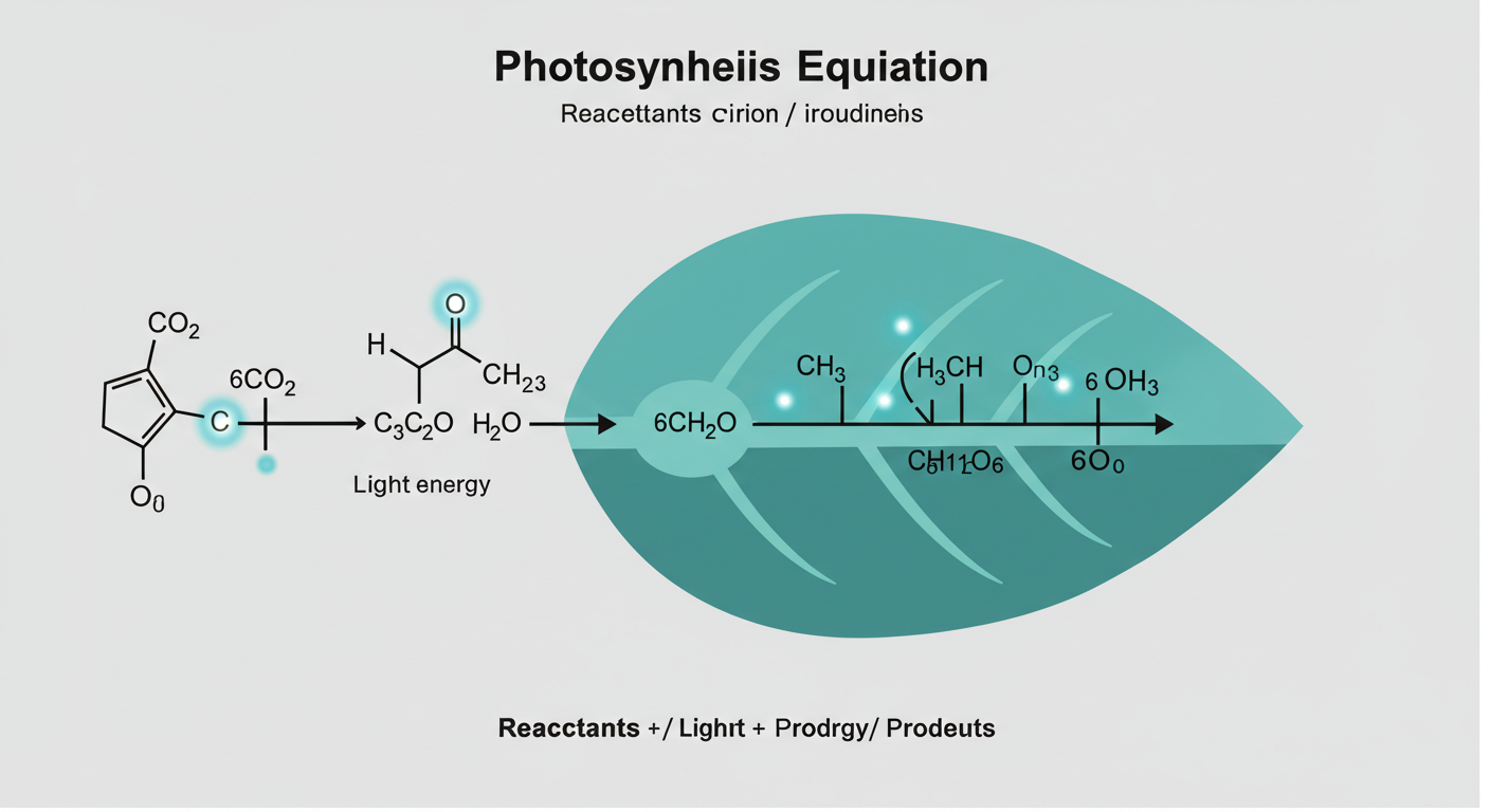 광합성 화학식 완전 정복: 숫자로 보는 생명의 연금술