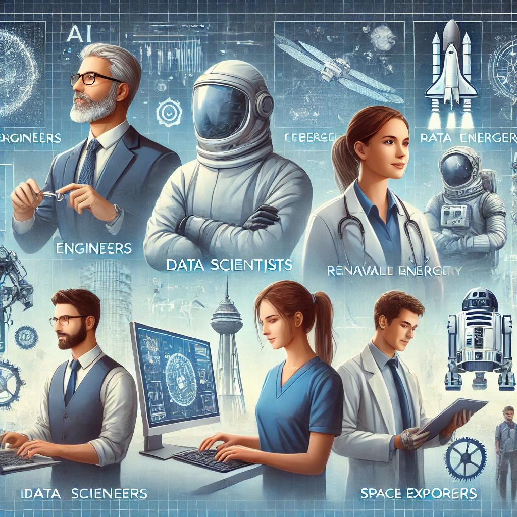 유망한 직업들 이미지