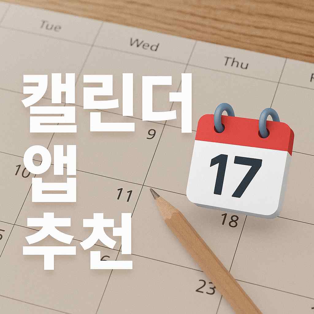 캘린더 앱 추천
