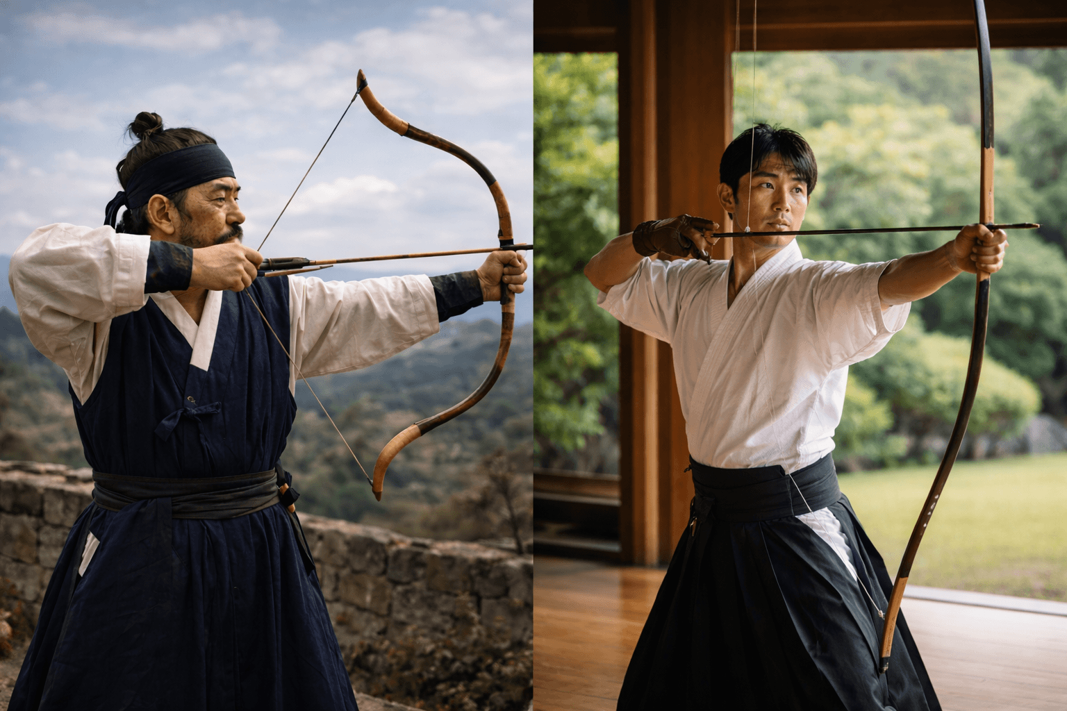 한국 활과 일본 활 차이