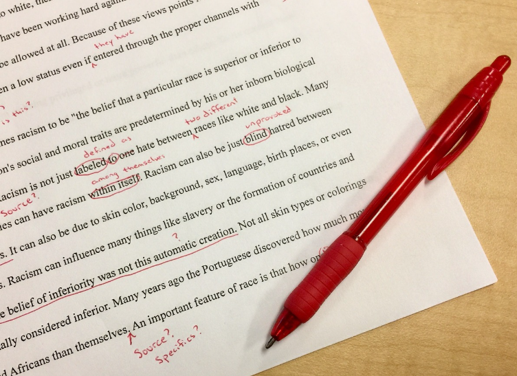 proof reading English essay