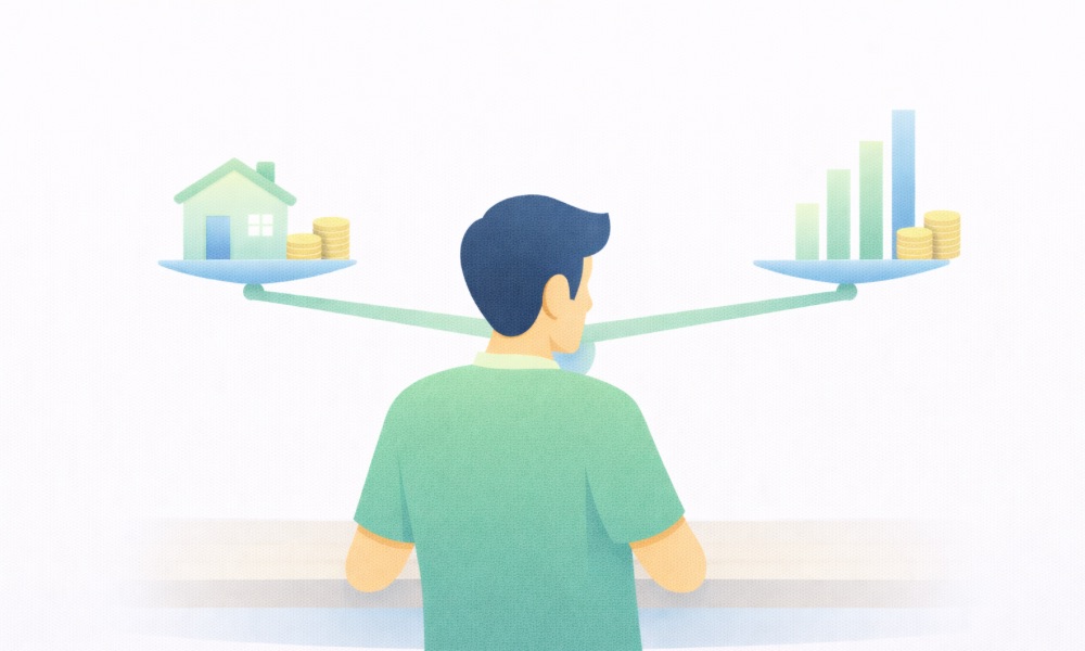 주택담보대출 심사에서 LTV와 DSR 차이를 비교해 보여주는 이미지