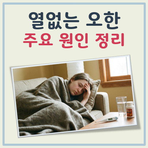 열없는 오한 원인