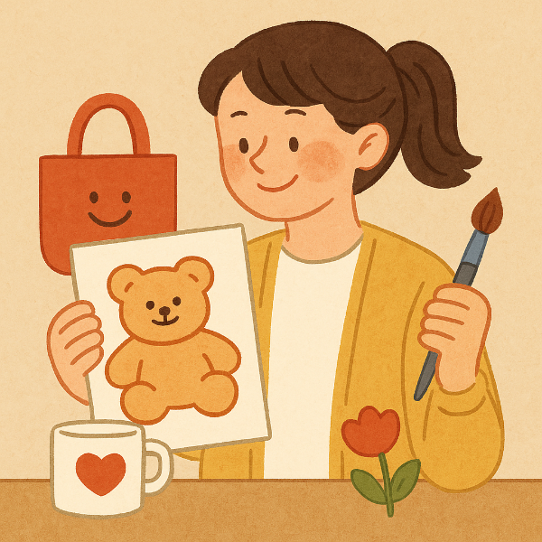 굿즈 디자이너: 감성을 디자인하는 창작자