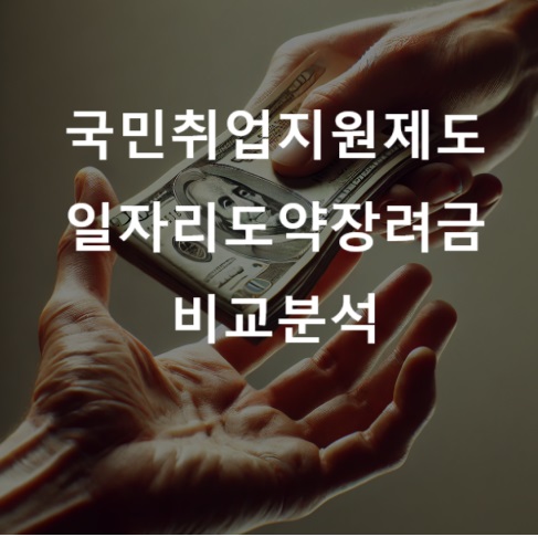 썸네일 - 국민취업지원제도, 청년일자리도약장려금 비교분석