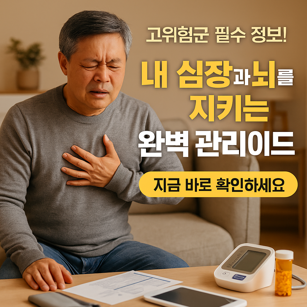 심뇌혈관질환 고위험군 자가진단과 통합관리법 (출처 : 정책브리핑)