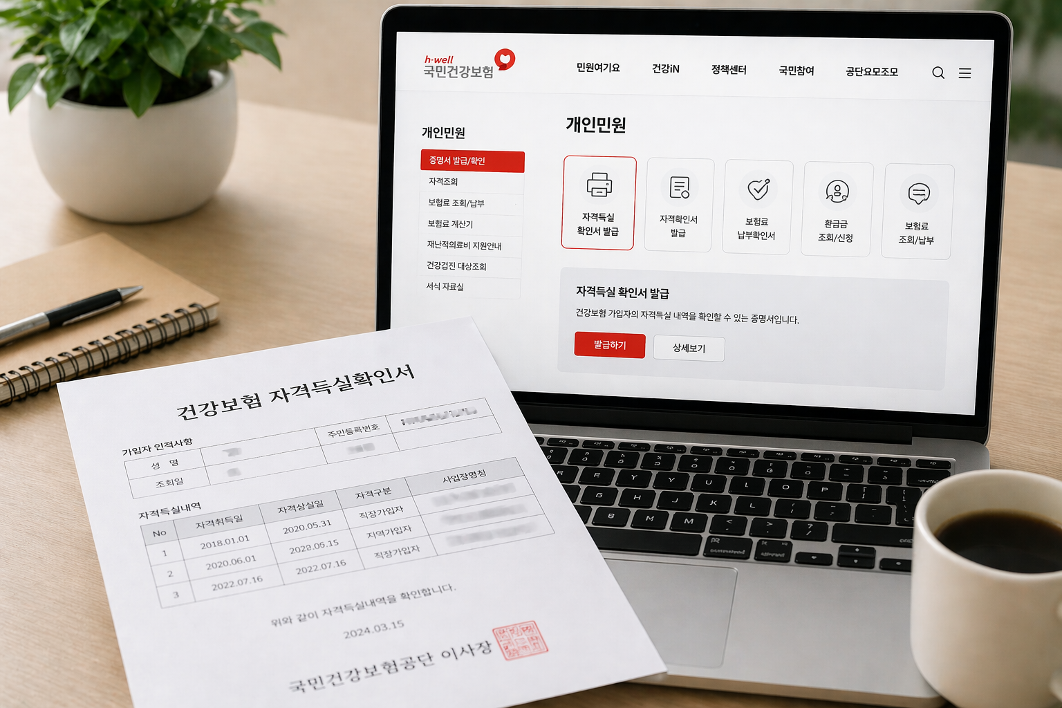 건강보험 자격득실확인서 발급 방법 (언제 필요한 서류인지, 온라인 발급 방법, 제출 전 체크할 점)