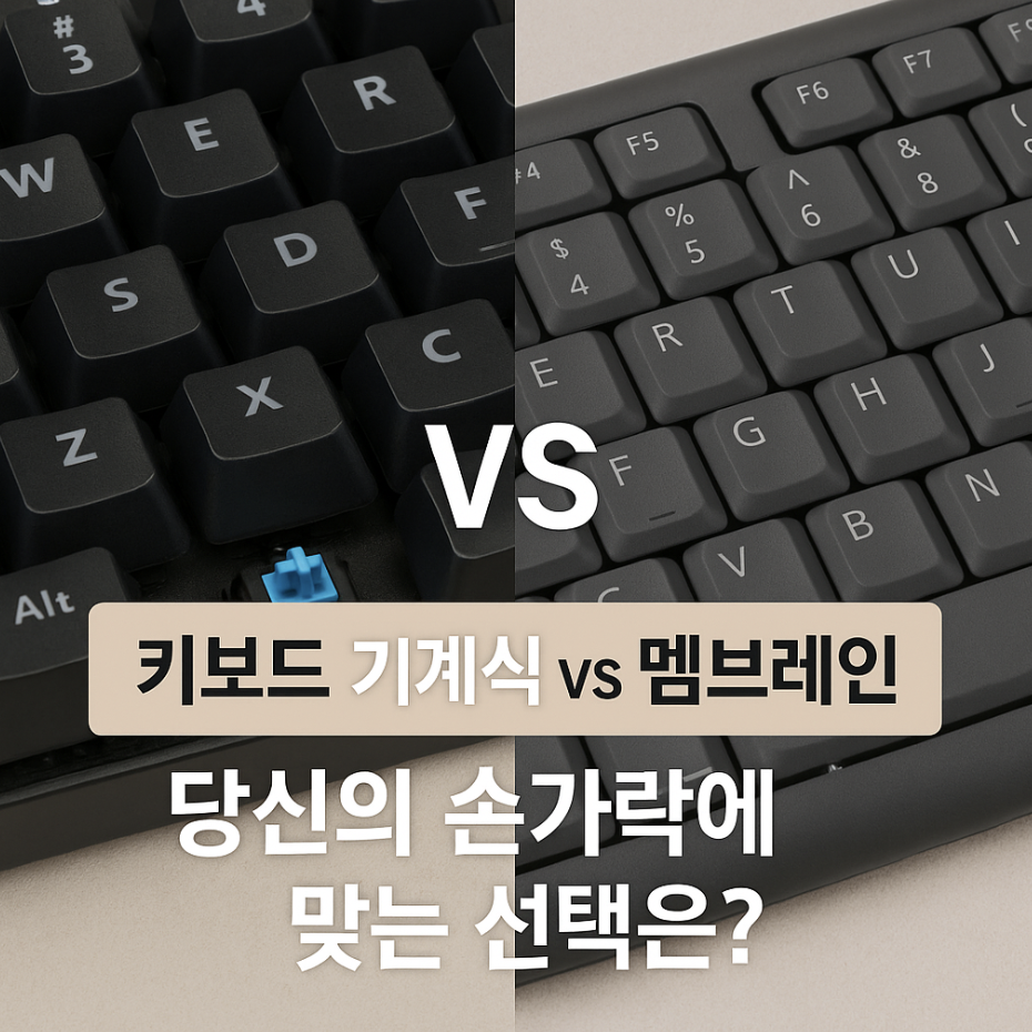 키보드 기계식 vs 멤브레인, 당신의 손가락에 맞는 선택은?