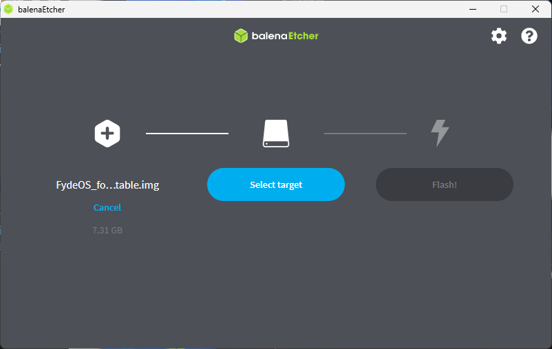 대상 USB 선택하기