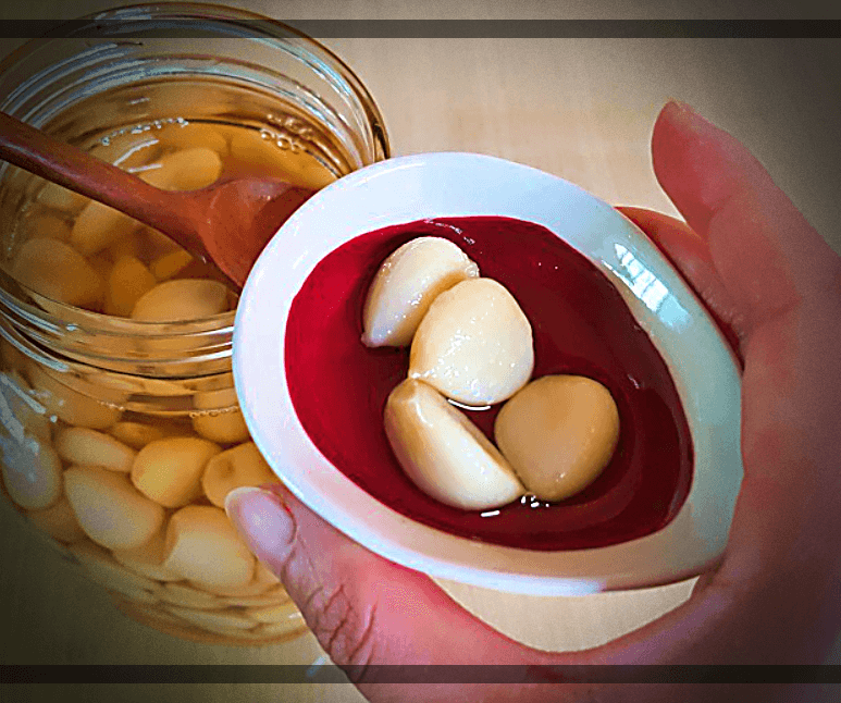 꿀-마늘-절임-먹기