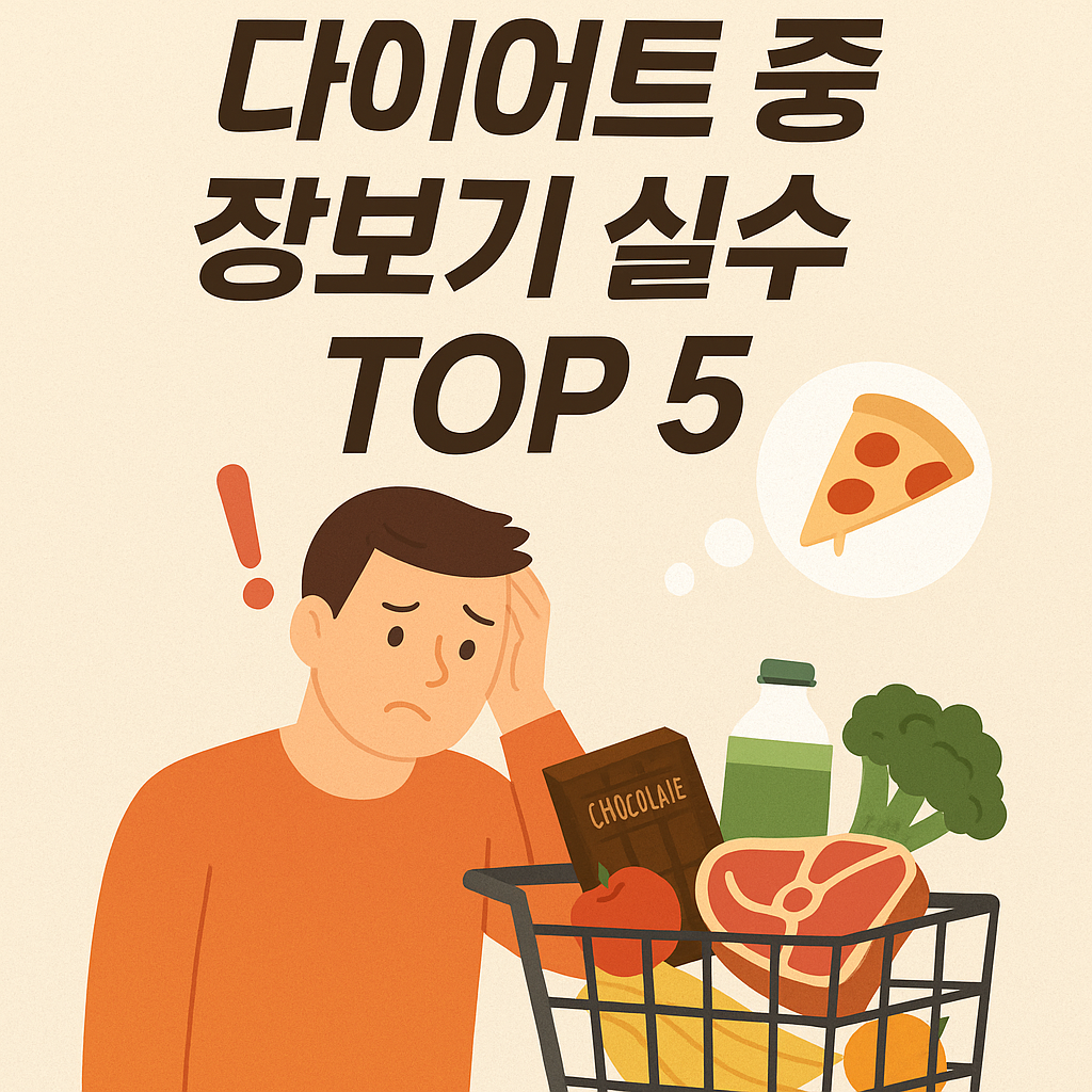🤯 다이어트 중 장보기 실수 TOP 5! 당신도 당하고 있을지도?