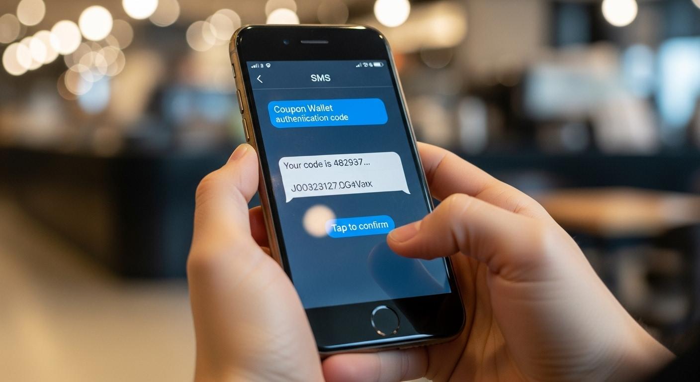 휴대폰쿠폰지갑 인증문자