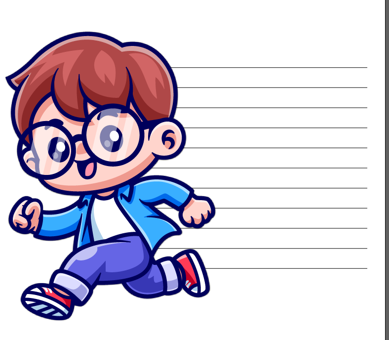 달리기 효과선 만들기 일러스트레이터 포토샵 14