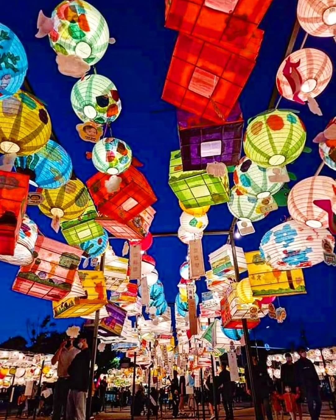 원주 한지문화제 야경