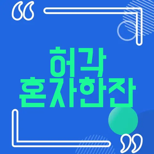 허각 혼자한잔