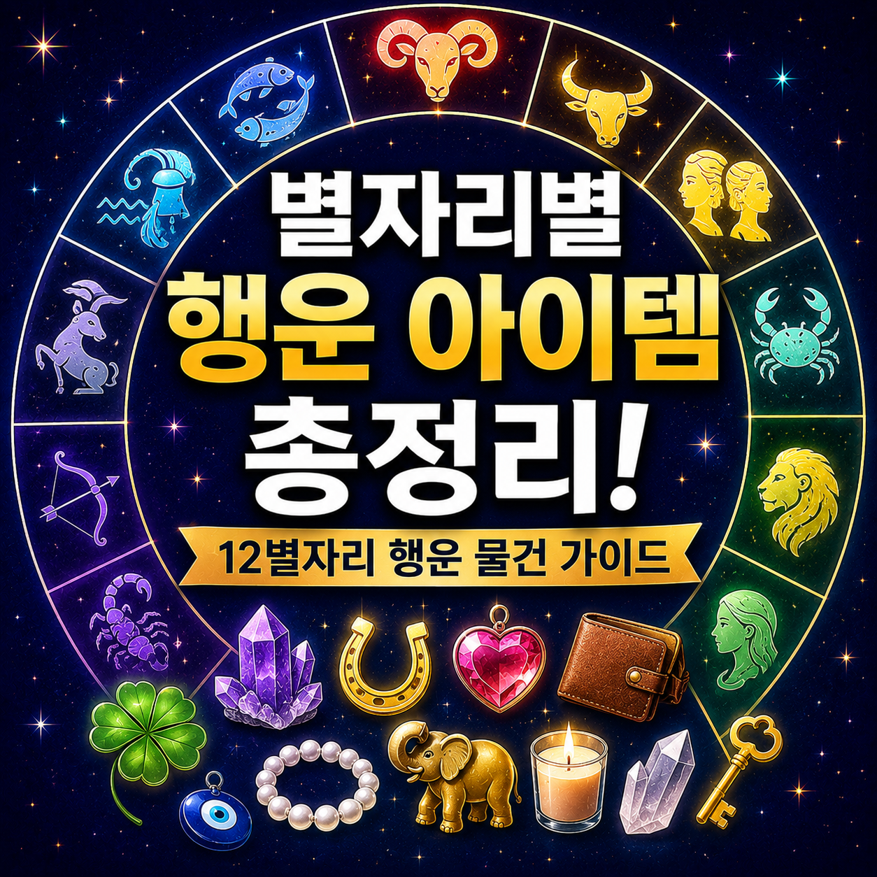 별자리별 행운 아이템
