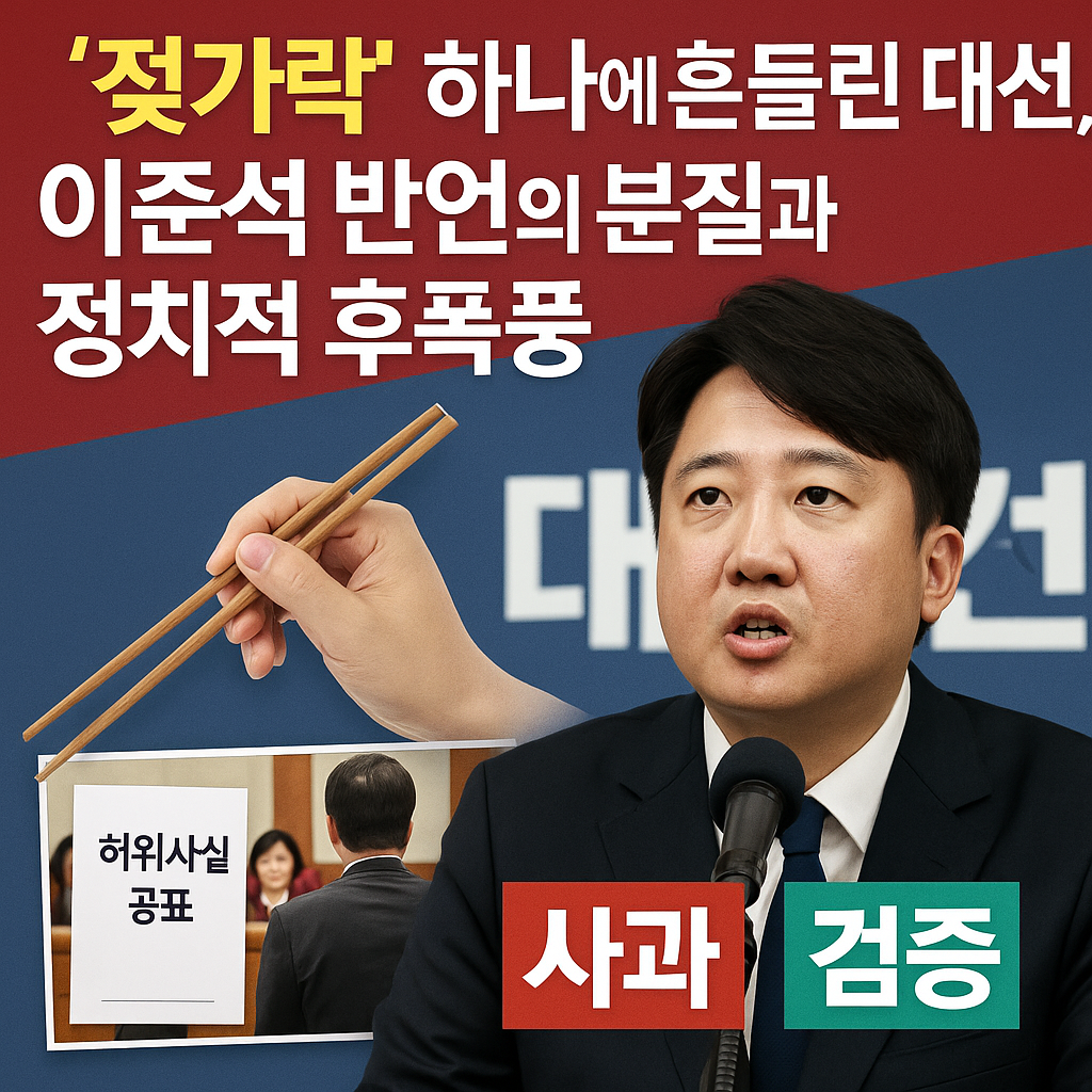 이준석 젖가락