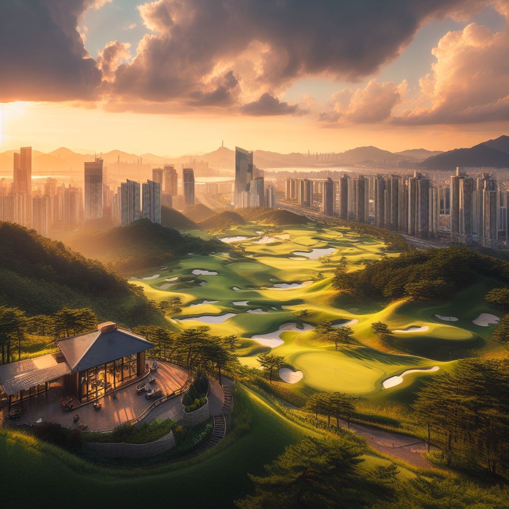 강남300CC 골프장 전경