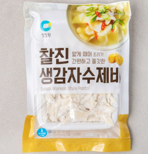 청정원 찰진 생감자 수제비, 300g,