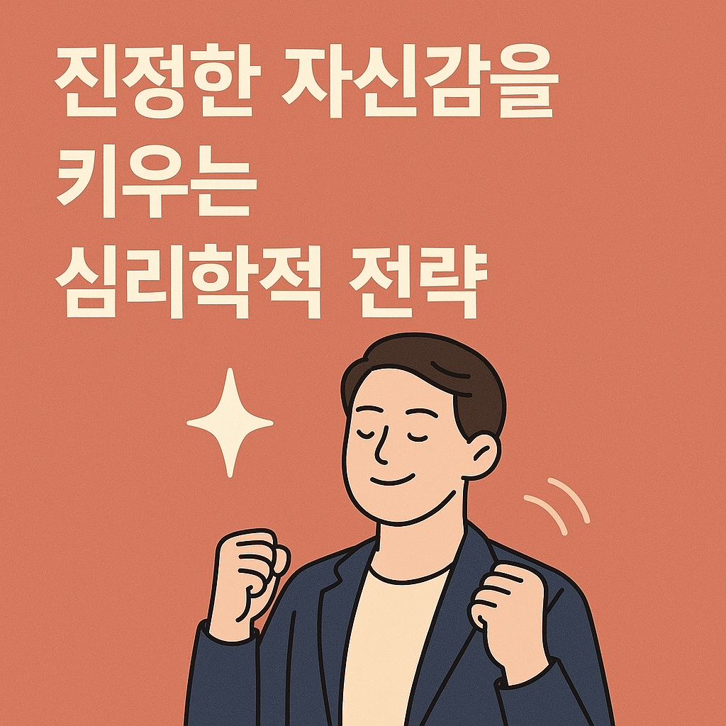 진정한 자신감을 키우는 심리학적 전략