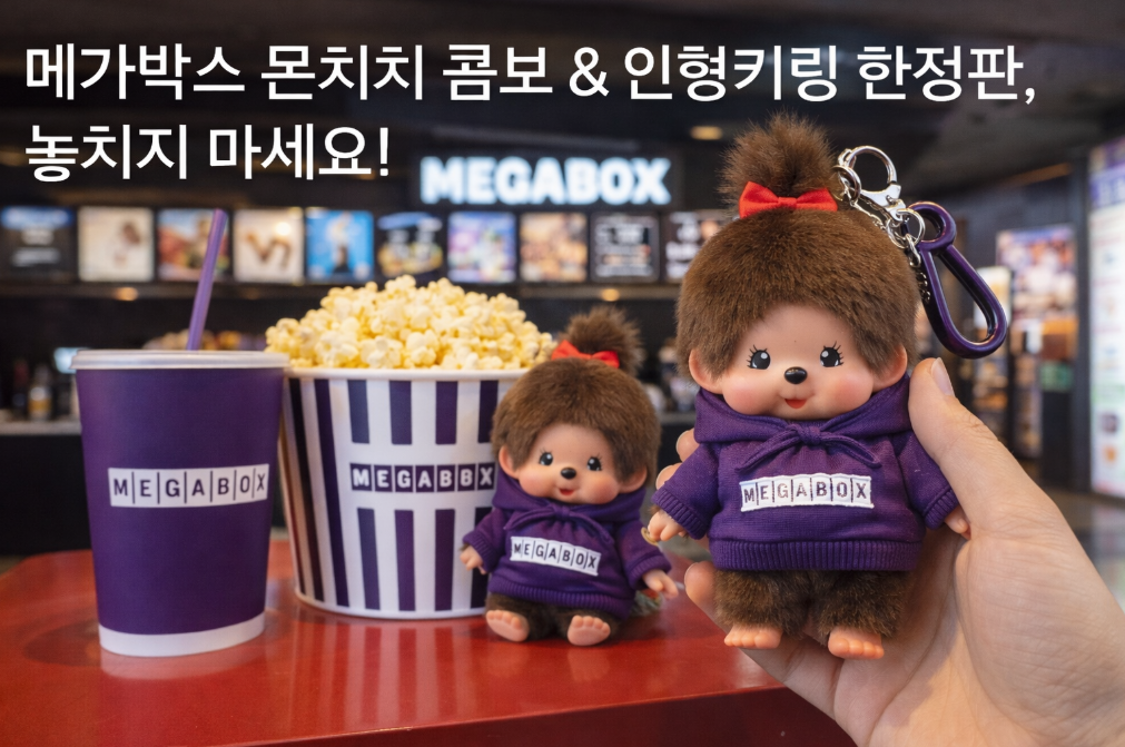 메가박스 몬치치 한정판, 지금 아니면 품절!