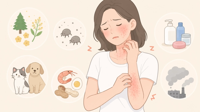 몸에 빨간점이 생기는 이유
