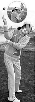 올바른 백스윙 모양