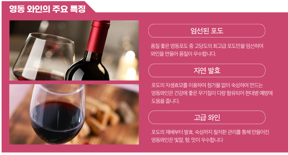영동와인의 주요특징