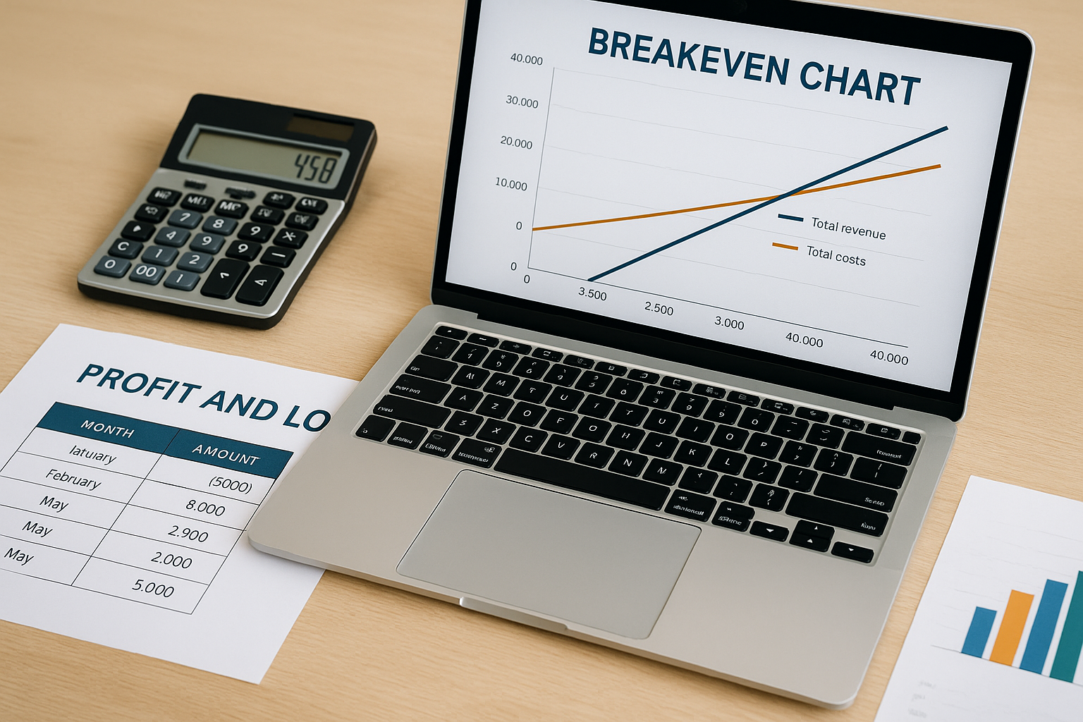 손익분기점 차트