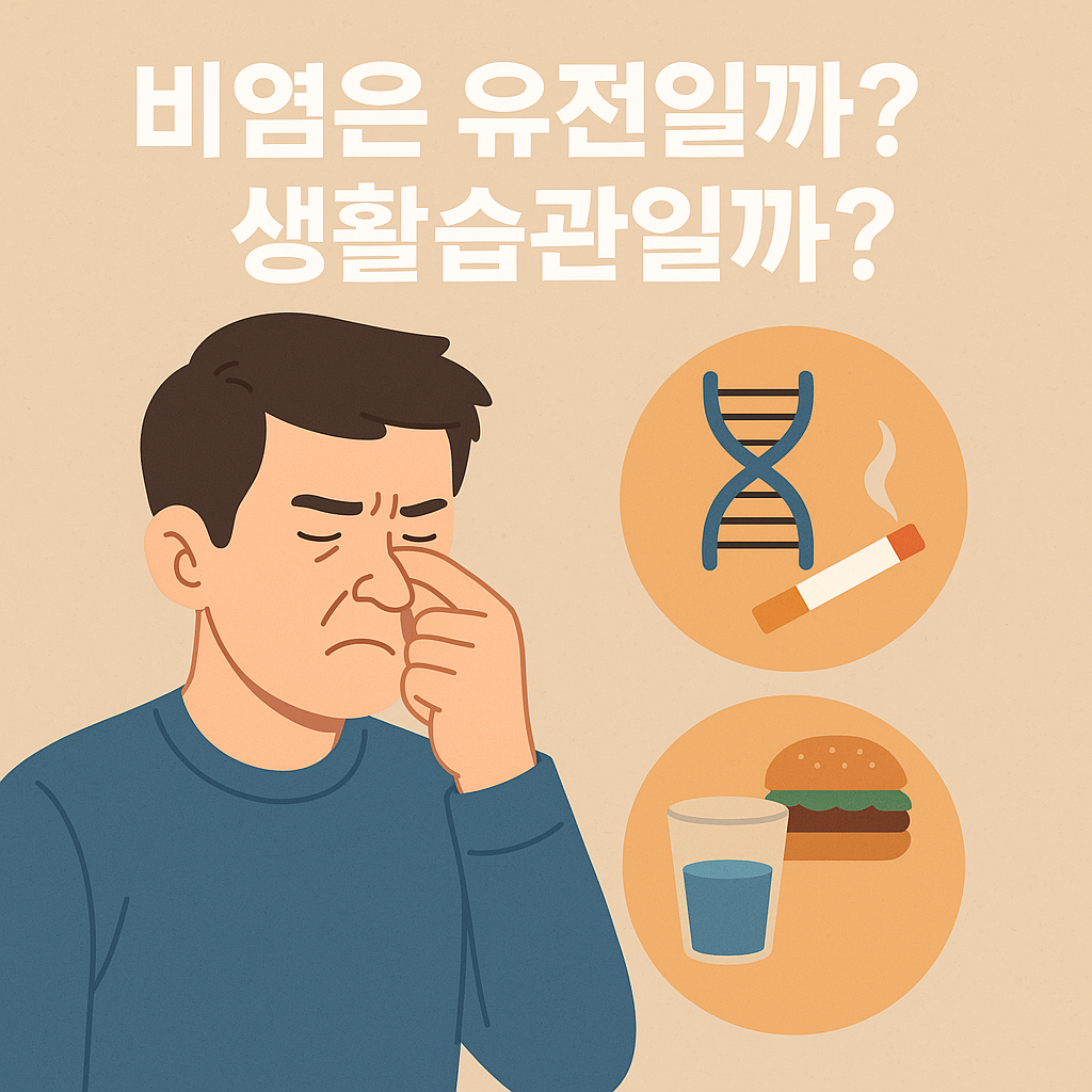 비염 유전일까 생활습관일까 코세척 코스프레이 혈관수축제