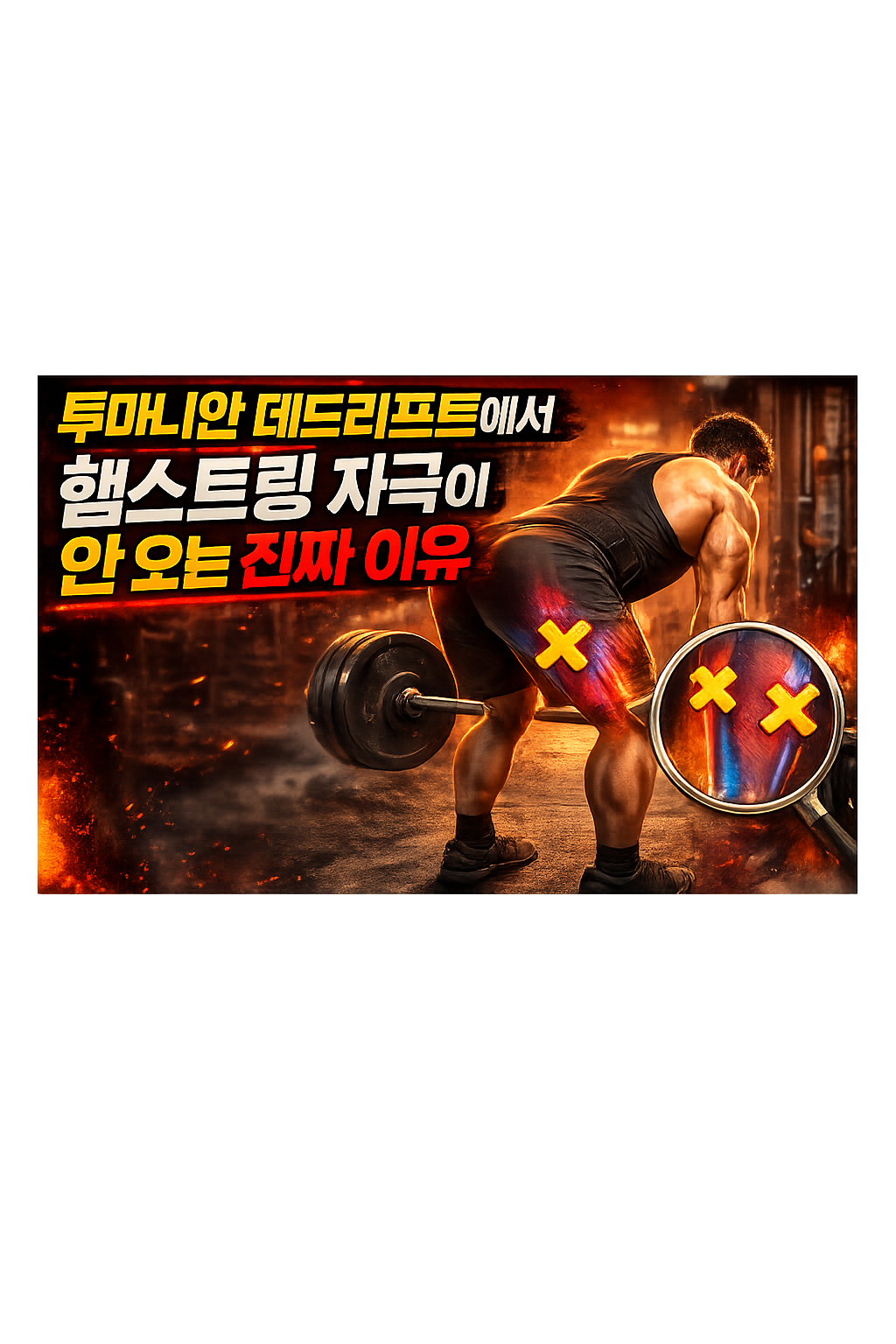 루마니안 데드리프트에서 햄스트링 자극이 안 오는 진짜 이유