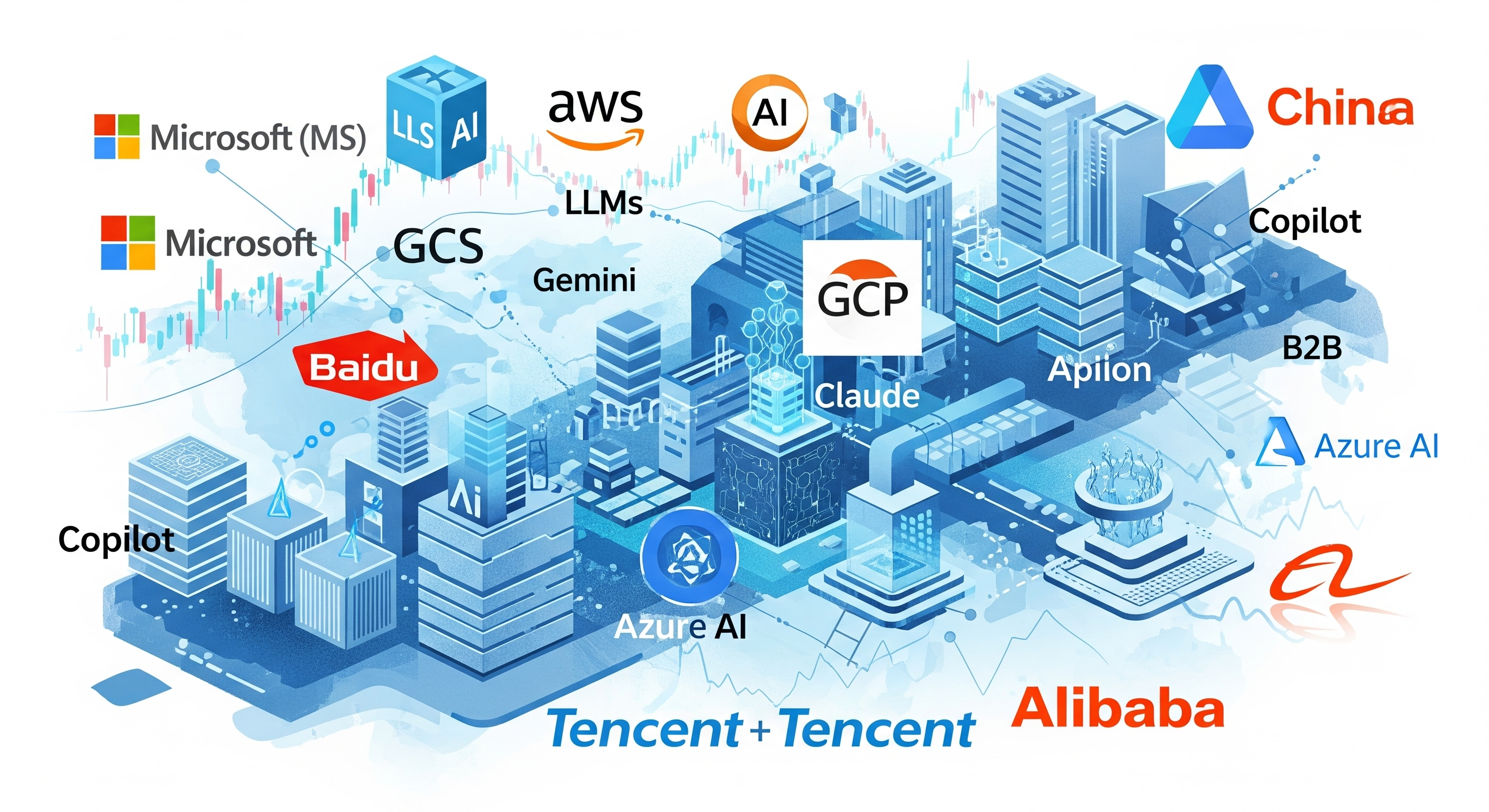 "클라우드 AI 경쟁, 플랫폼 기업의 주가 변수"에 대한 이미지입니다.