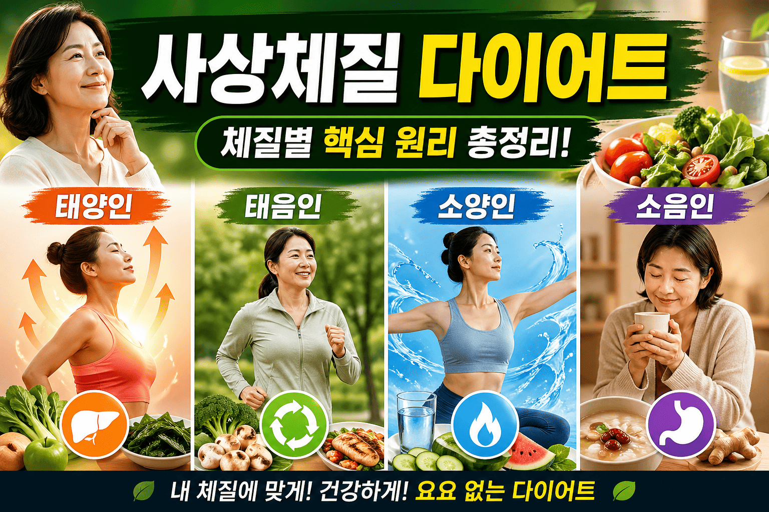 전문가가 알려주는 사상체질 다이어트 (체질별 핵심 원리)