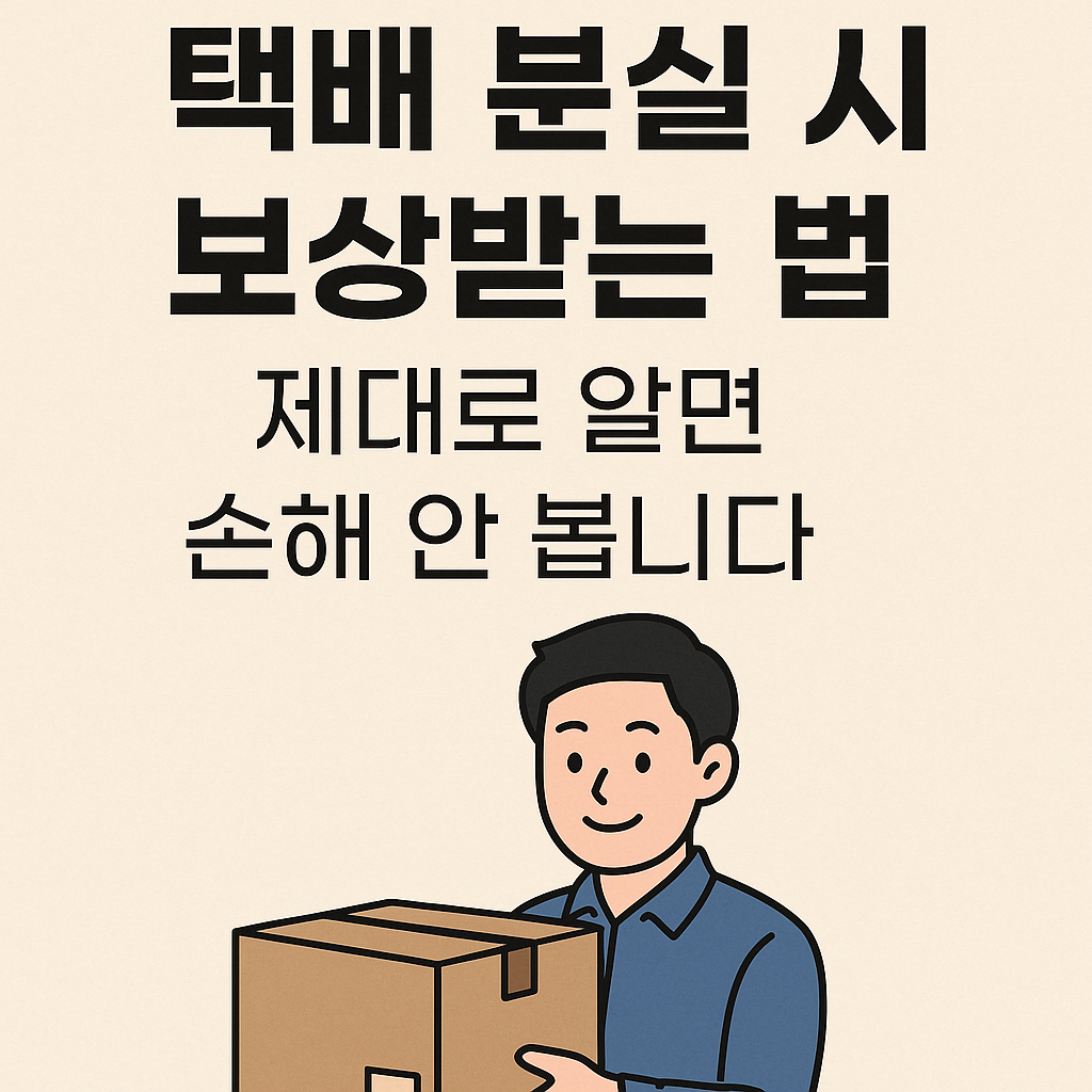 택배 분실 시 보상받는 법