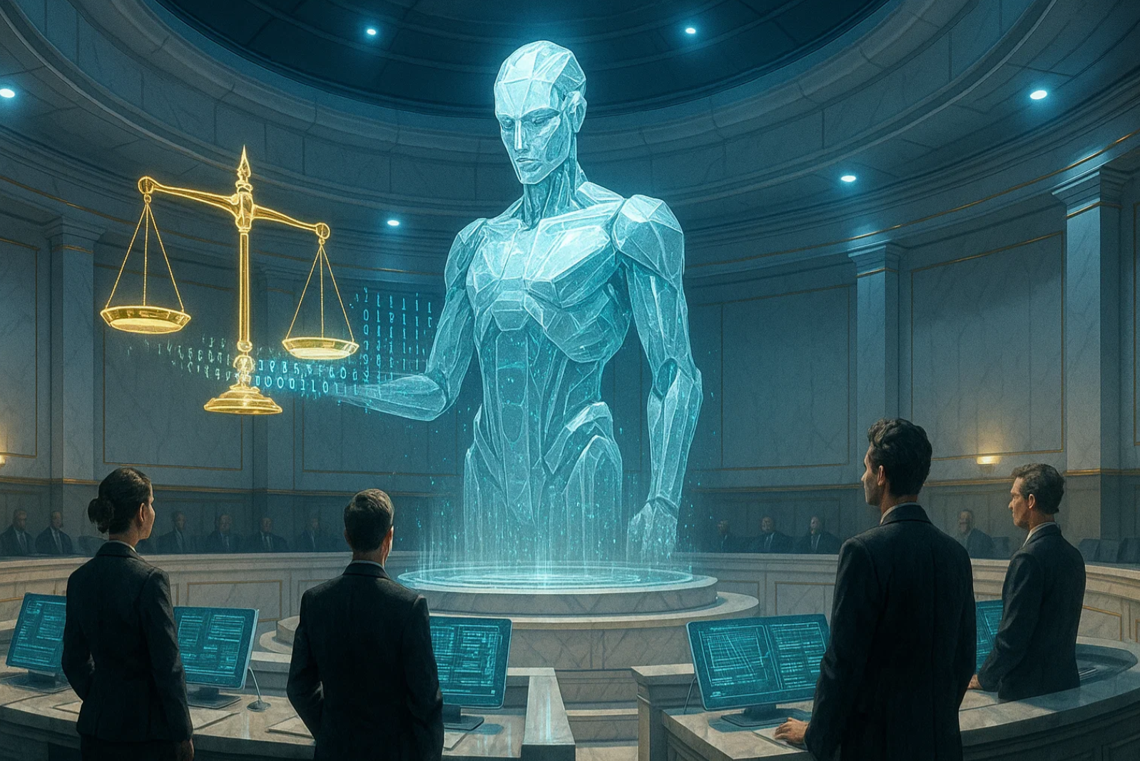 AI 법률가의 시대: 법보다 빠른 정의는 가능한가? 관련 사진