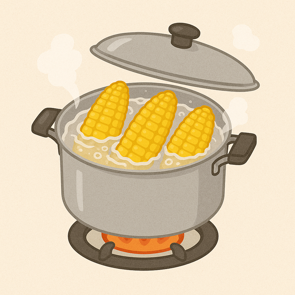 일반 솥으로 삶기