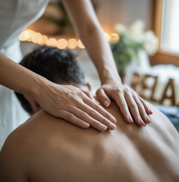 마사지, '누르지 말고' 쓸어주세요