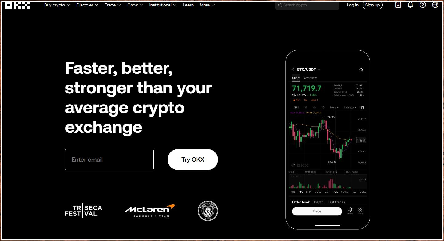 OKX거래소 공식 홈페이지 안내