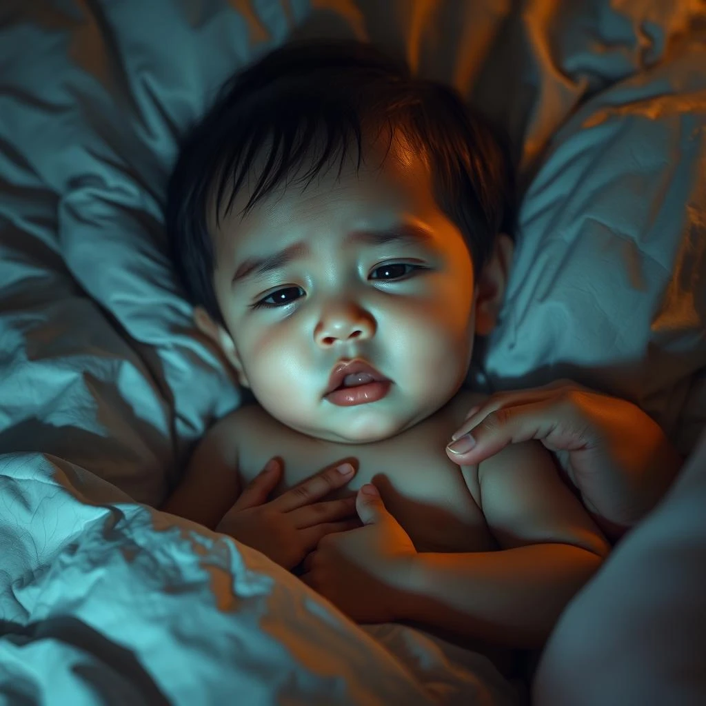 낮엔 멀쩡한데 밤에만 우는 아이 소화..