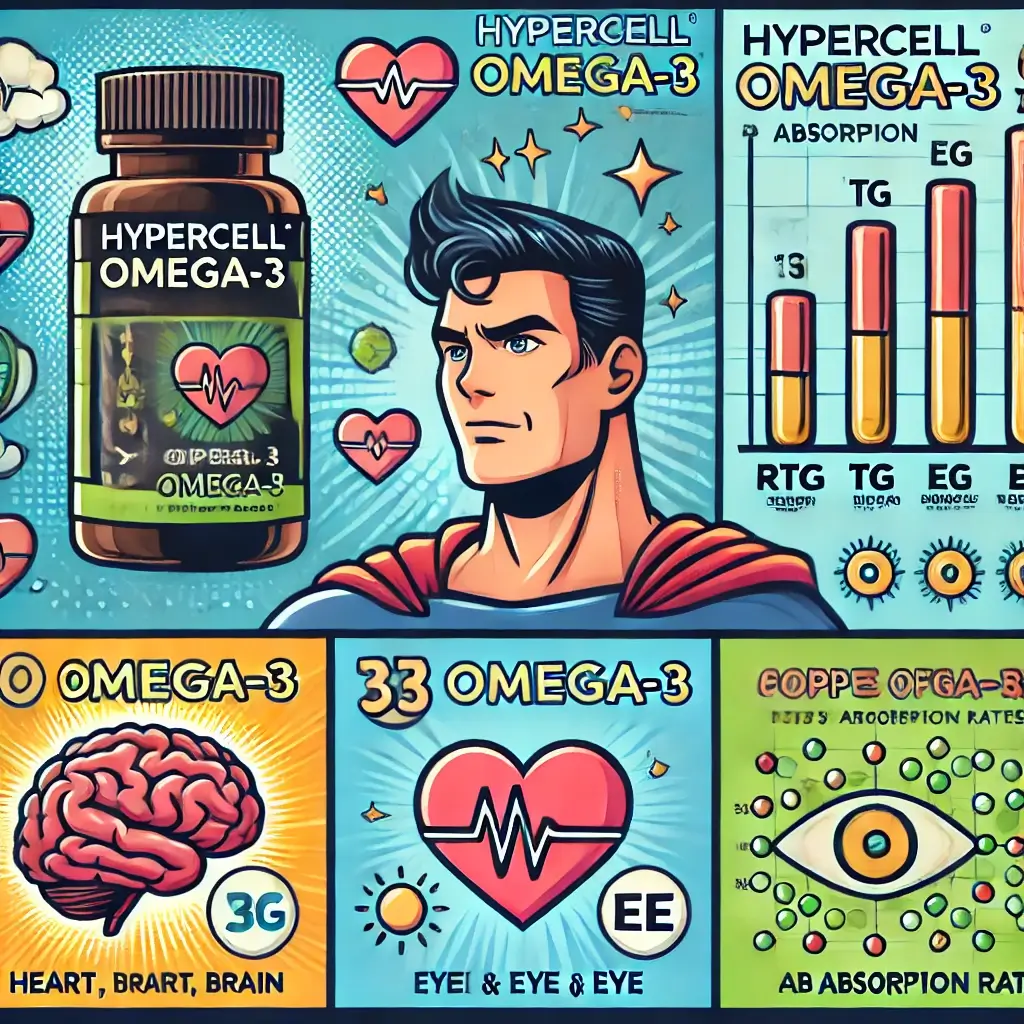하이퍼셀 오메가3의 연구결과와 효과 – 오메가3 제품 비교 및 선택 가이드