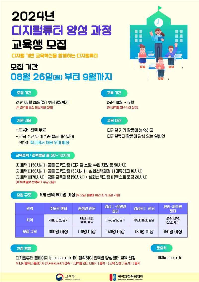 디지털튜터 양성과정 교육생모집