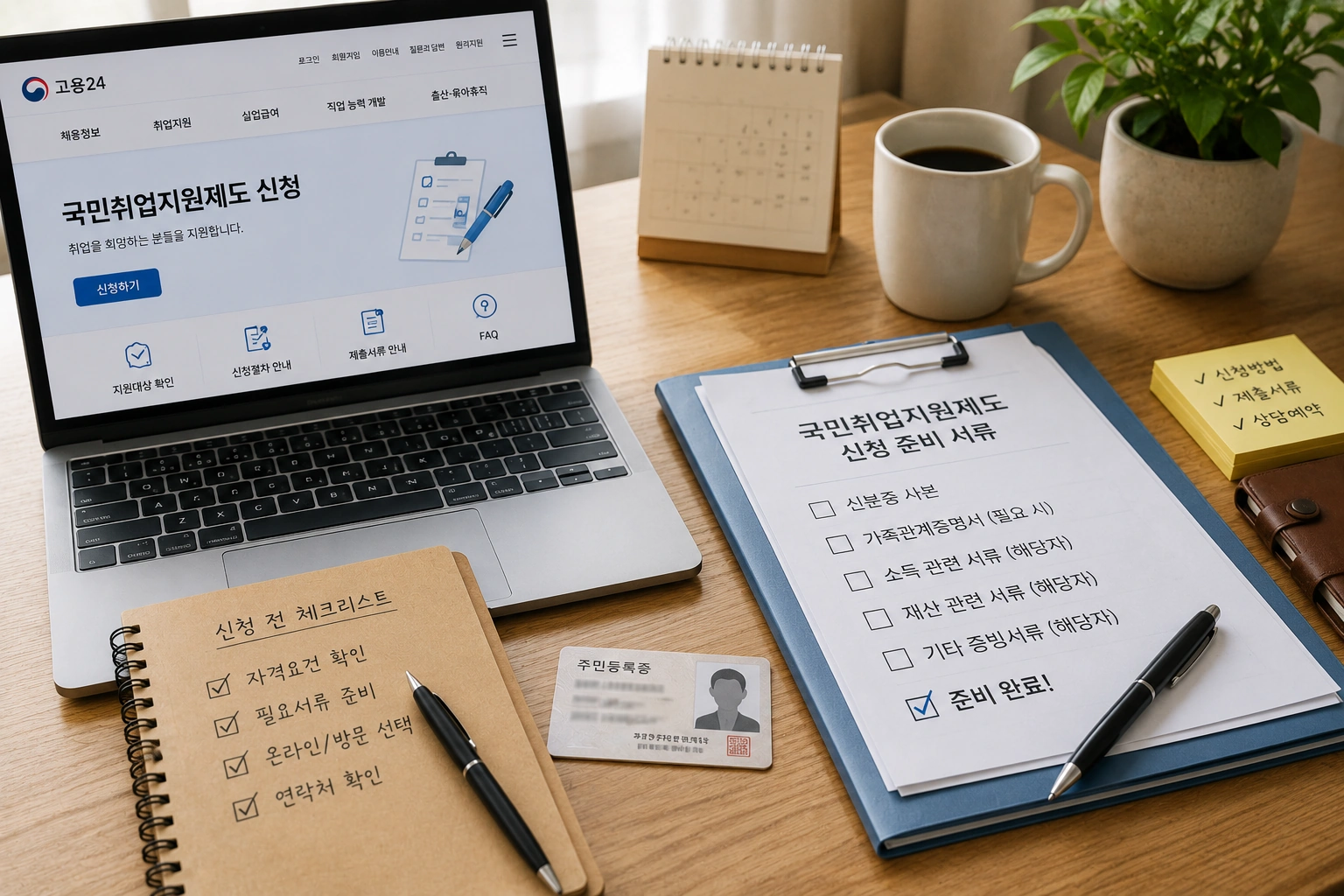 국민취업지원제도 신청 준비 서류