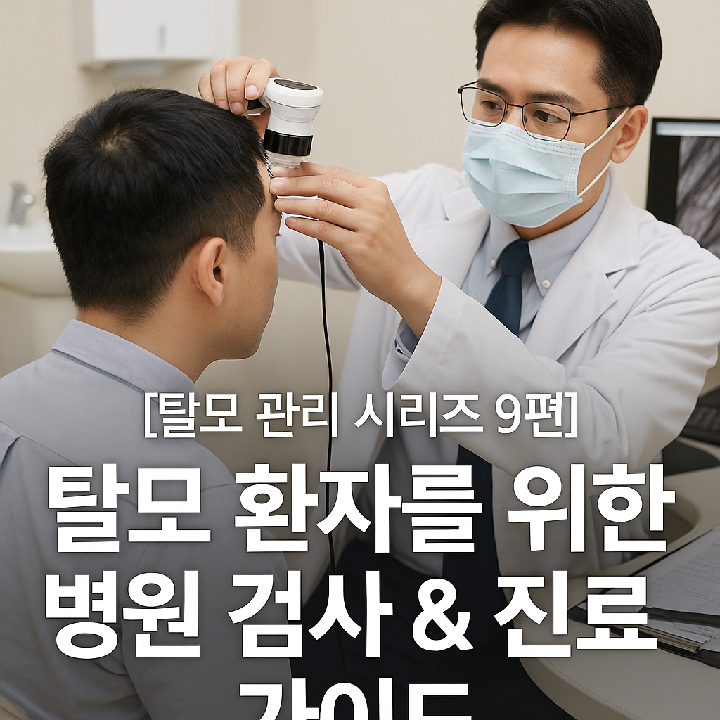 탈모 환자를 위한 병원 검사