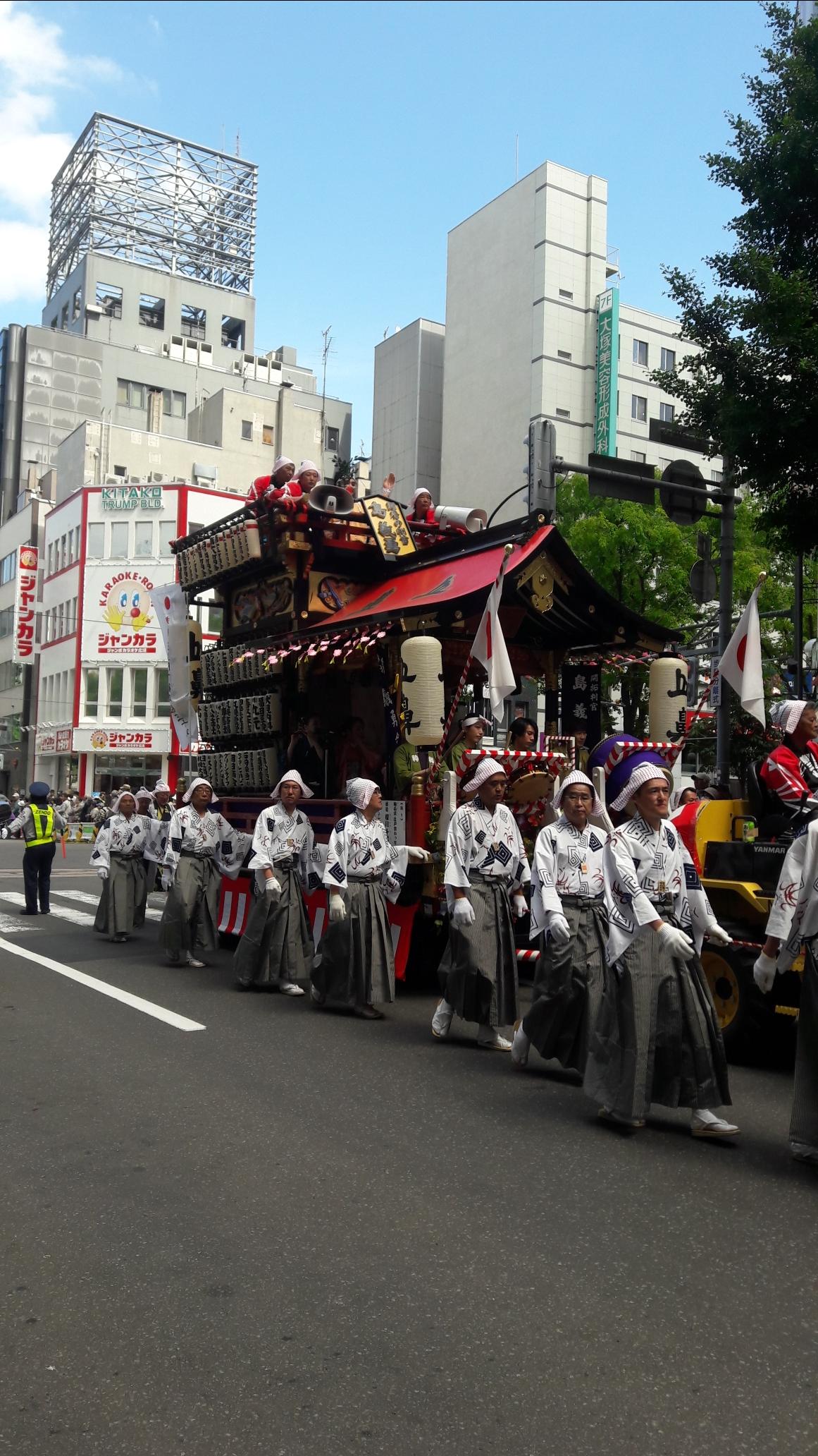 삿포로 마츠리 한 장면
