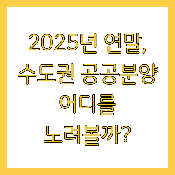 수도권 공공분양 지도: 동부권 남양주·과천·구리, 서부권 인천·김포